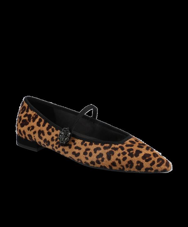 The Goldfinch 15 Mary Jane – Leopardprint Haircalf