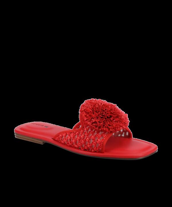 The Kiwi Pom – Red Openweave