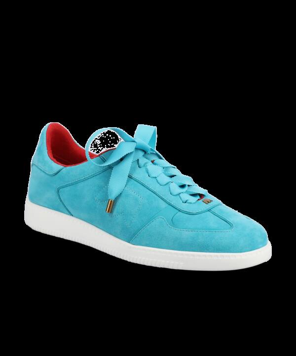 The Jay Sneaker – Aqua Suede