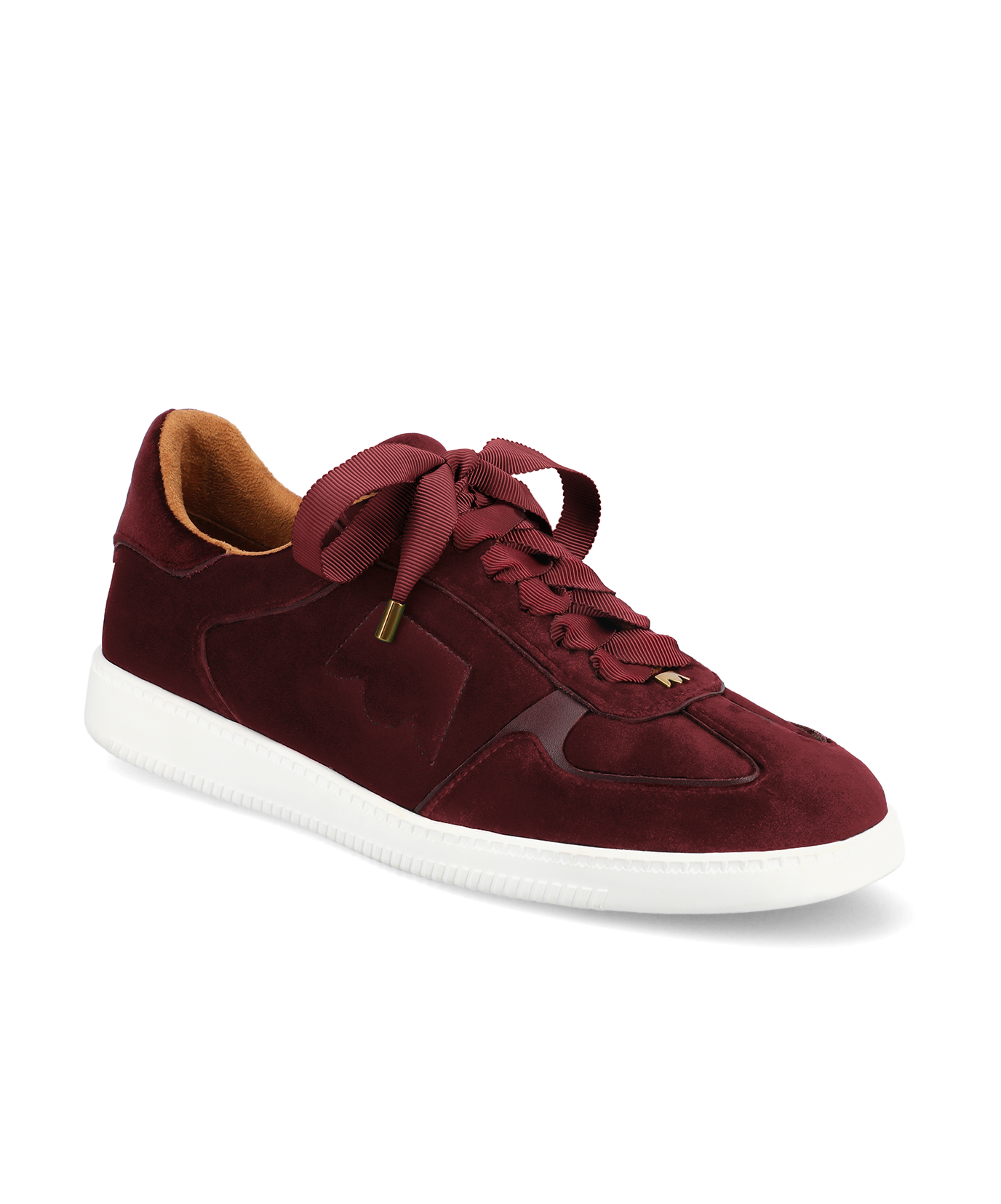 The Jay Sneaker – Burgundy Velvet