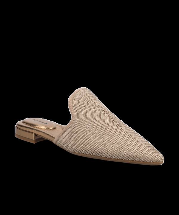 The Goldfinch 15 Mule – Gold Braiding