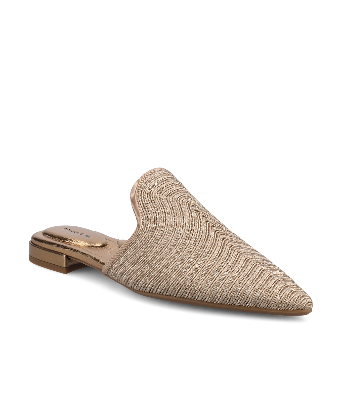 The Goldfinch 15 Mule – Gold Braiding