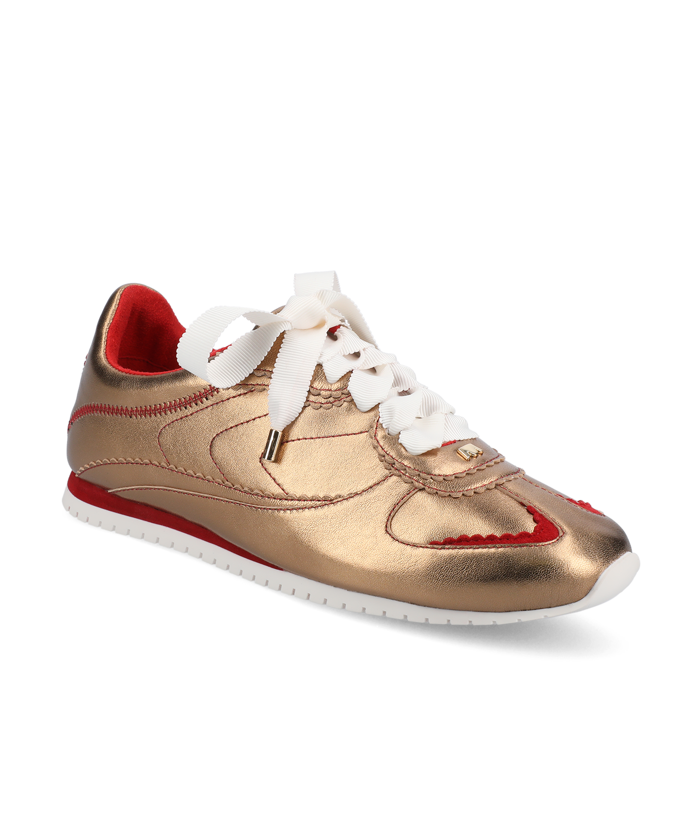 The Speedbird – Vintage Gold Metal Leather