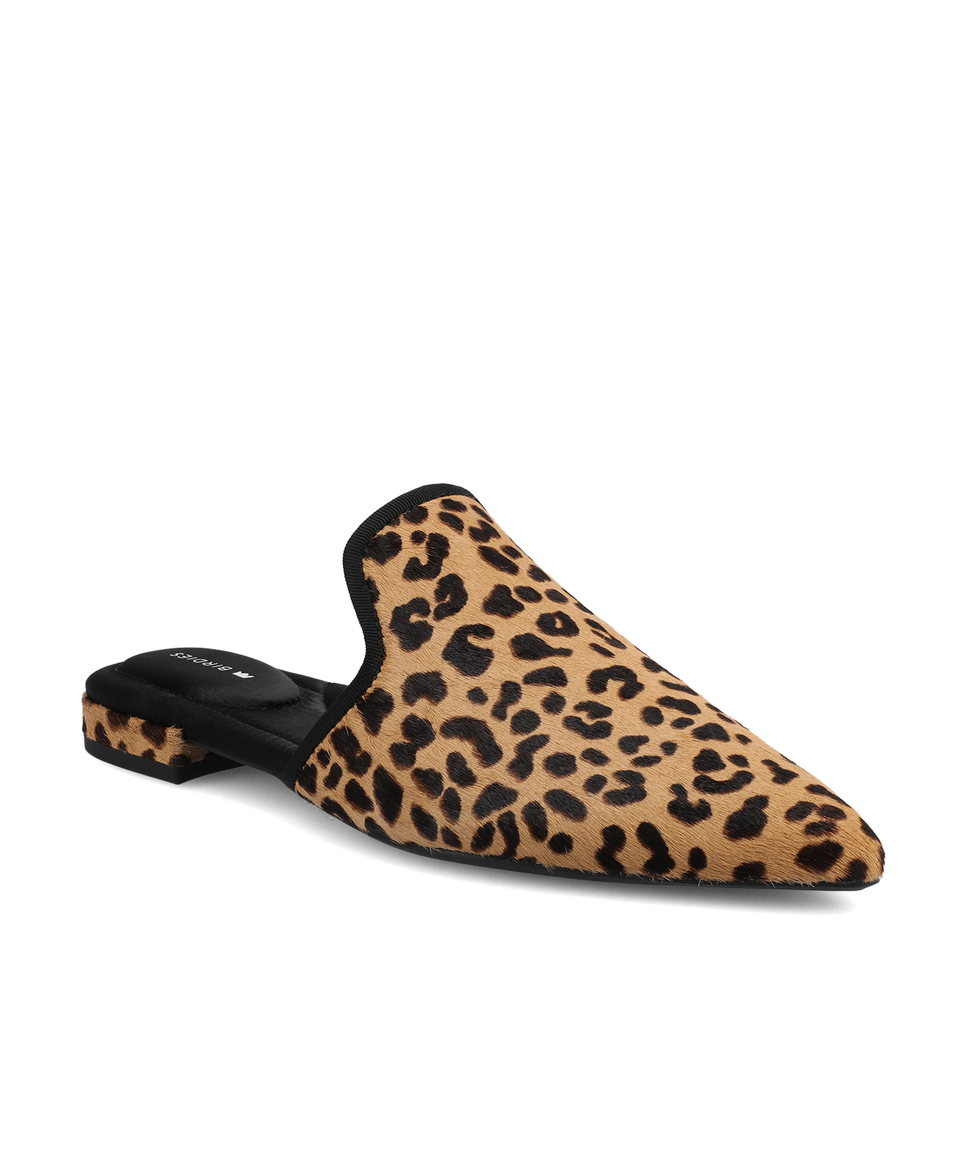 The Goldfinch 15 Mule – Leopardprint Haircalf