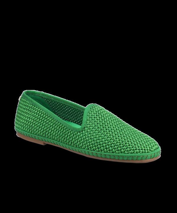 The Heron – Kelly Green Woven Satin