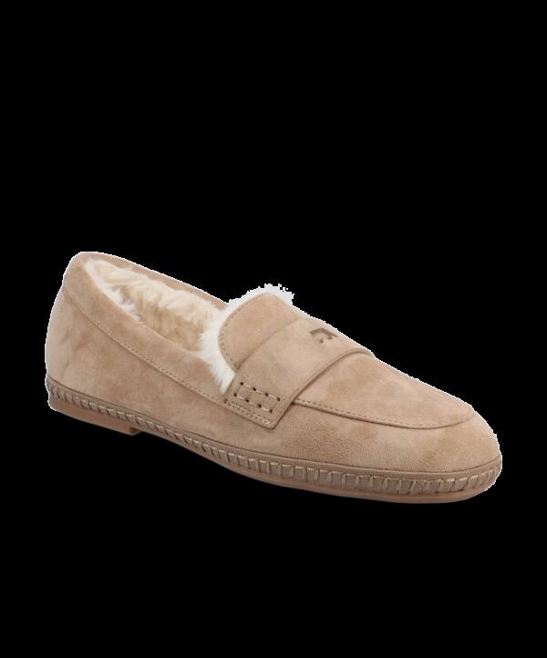 The Heron Loafer Cozy – Latte Suede