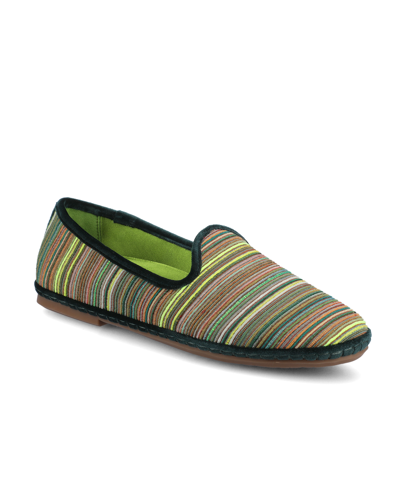 The Heron – Royal Green Multi Stripe Grosgrain