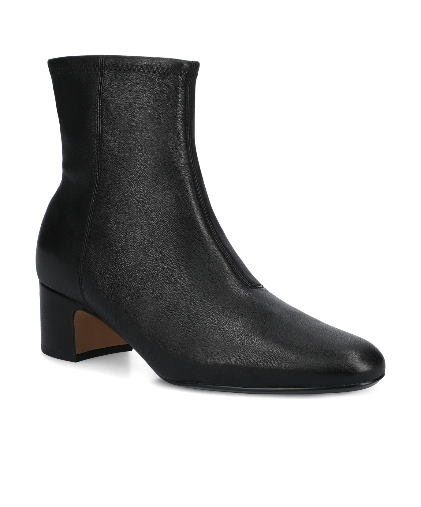 The Starling 50 Bootie – Black Stretch Leather