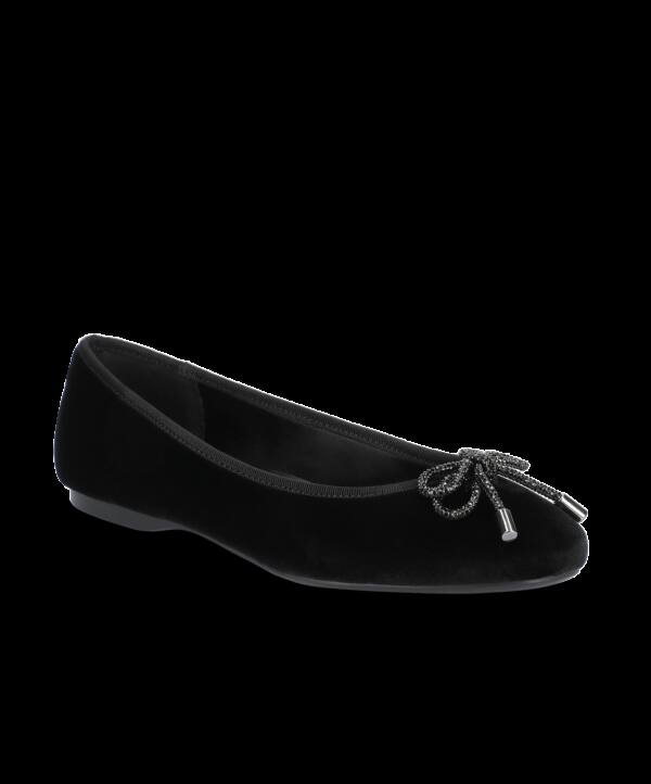 The Hummingbird – Black Velvet Jeweled Bow