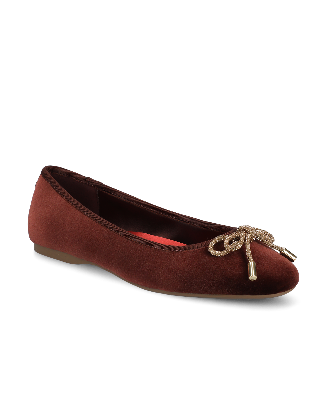 The Hummingbird – Brandy Velvet Jeweled Bow
