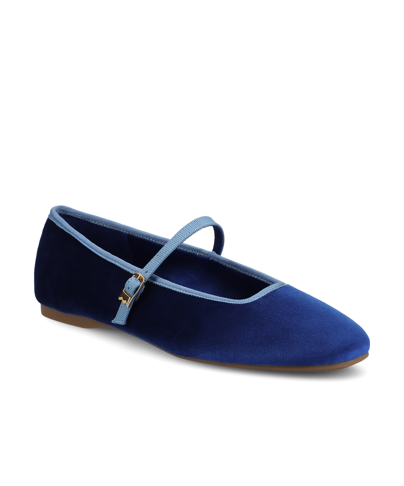 The Hummingbird Mary Jane – Empire Blue Velvet