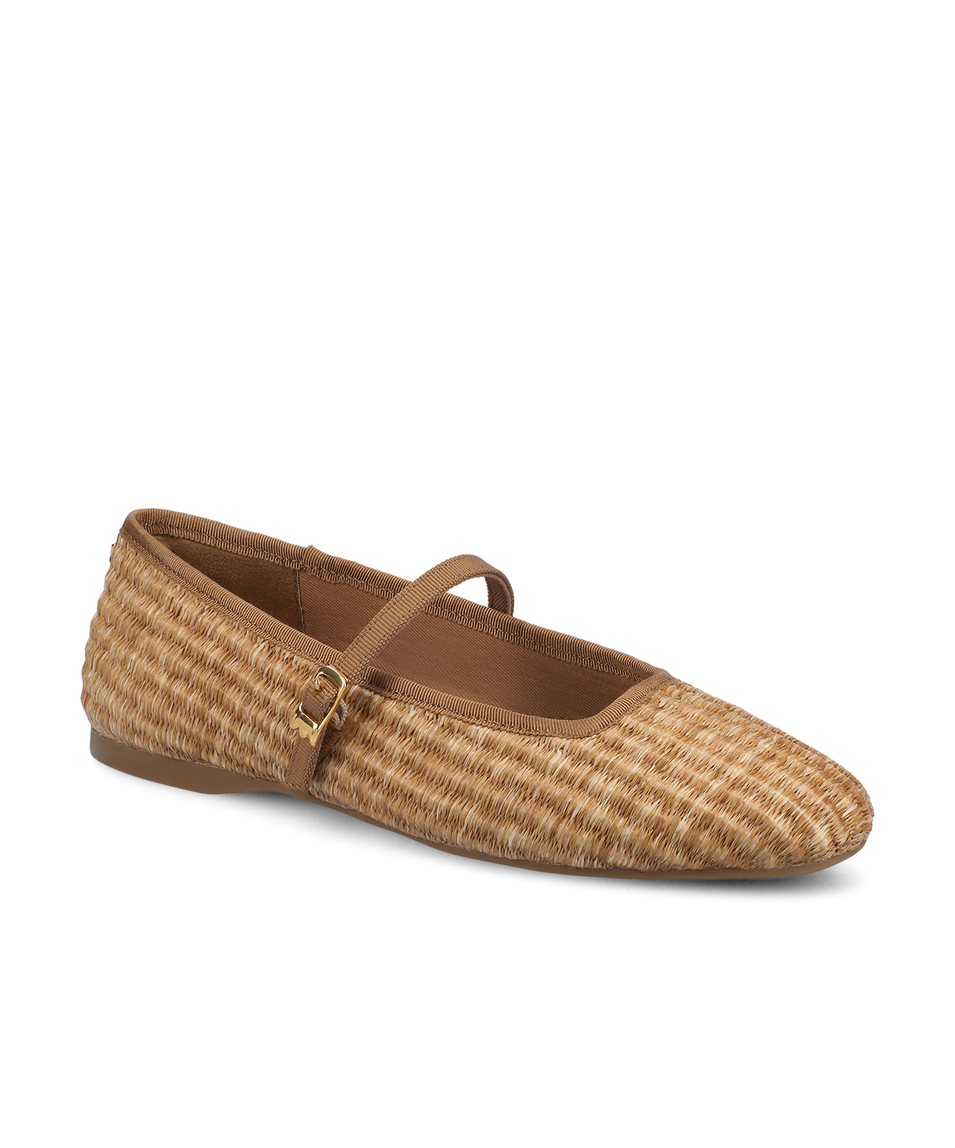 The Hummingbird Mary Jane – Tan Raffia