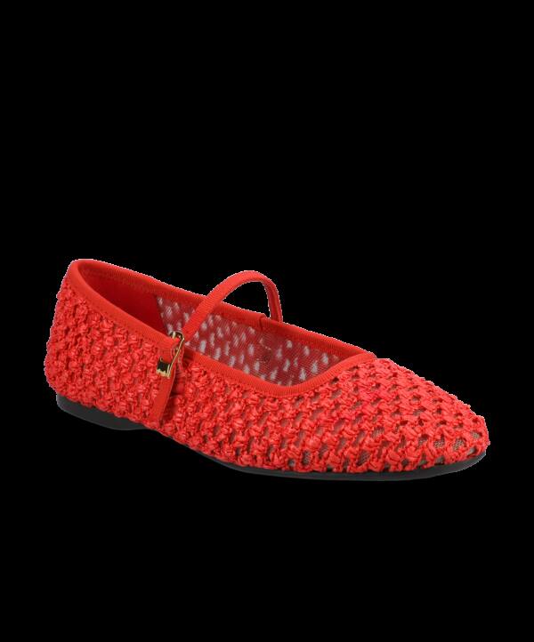 The Hummingbird Mary Jane – Red Openweave