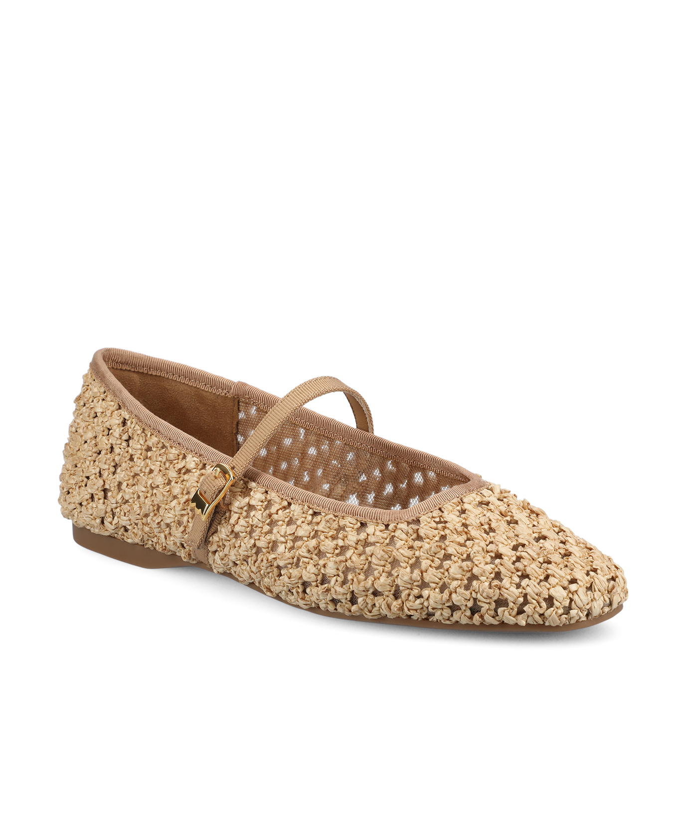 The Hummingbird Mary Jane – Tan Openweave