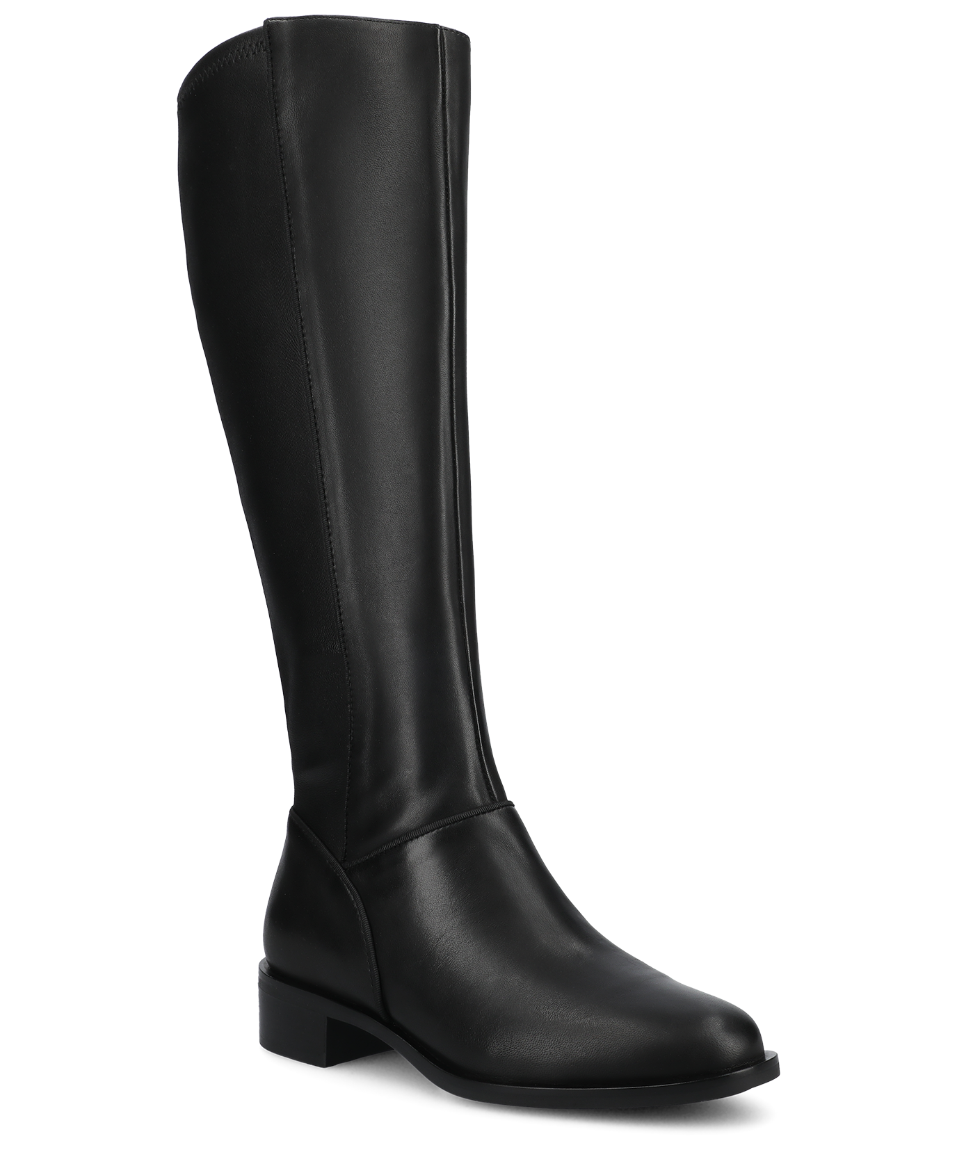 The Starling Tall Boot – Black Leather