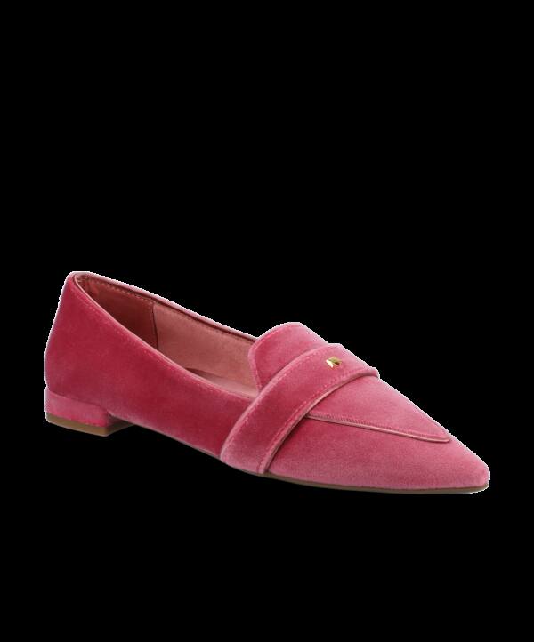 The Sparrow Loafer – Rose Velvet