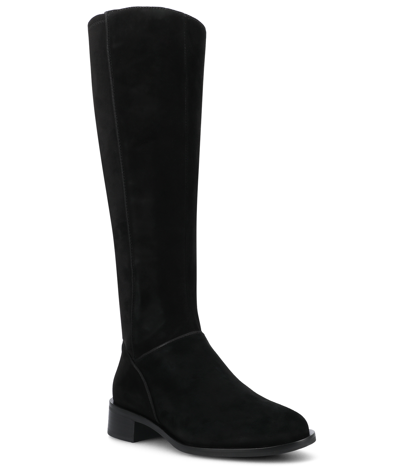 The Starling Tall Boot – Black Suede