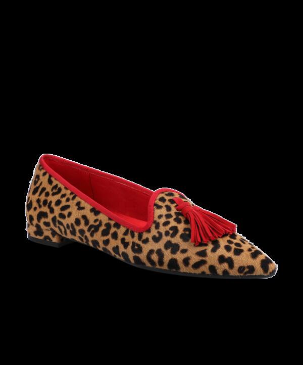 The Starfinch 15 Tassel – Leopardprint Haircalf