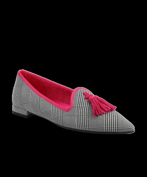 The Starfinch 15 Tassel – Two Tone Plaid