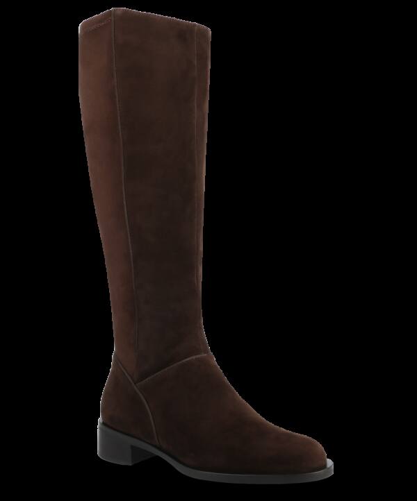 The Starling Tall Boot – Chocolate Suede